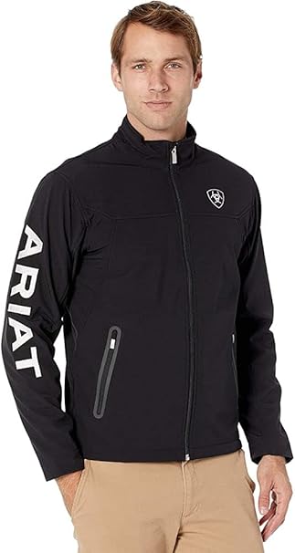JAQUETA ARIAT NEW TEAM SOFTSHEEL JKT PRETA
