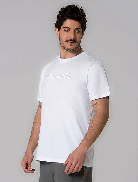 CAMISETA COLUMBIA BASIC LOGO BRANCO 321015