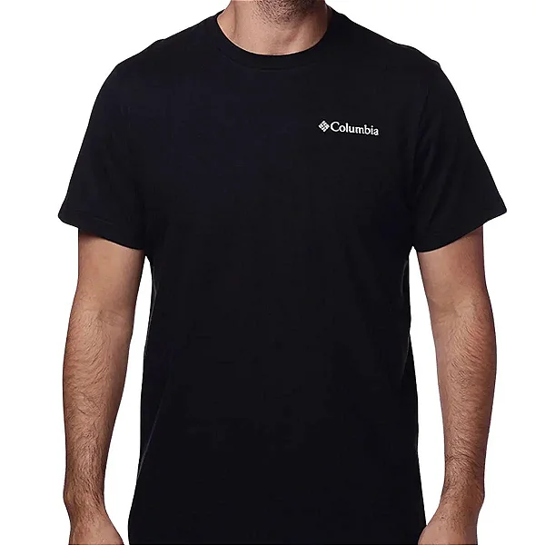 CAMISETA COLUMBIA BASICA SILK PLUS SIZE PRETO 321095