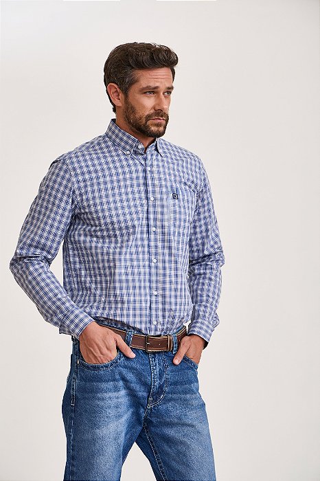 CAMISA TXC ML TRICOLINE XADREZ 29579L