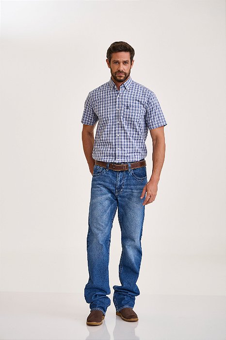 CAMISA TXC MC TRICOLINE XADREZ 29384C