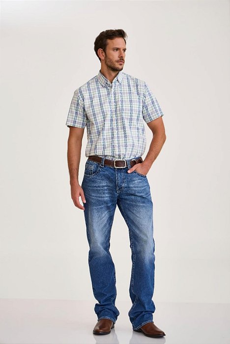 CAMISA TXC MC TRICOLINE XADREZ 29388C