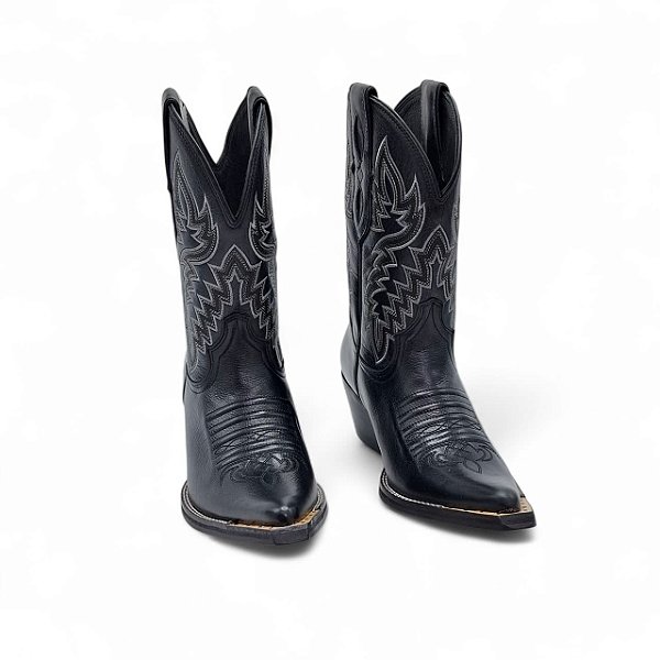 BOTINA VIMAR BICO FINO ATLANTA PRETA 81336