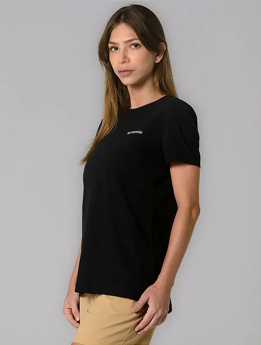 CAMISETA COLUMBIA FEMININA BASICA PRETO 321073
