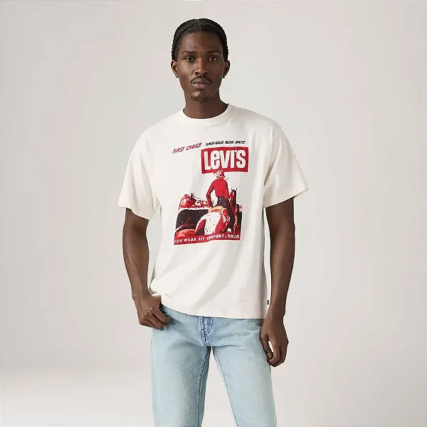 CAMISETA LEVI'S VINTAGE GRAPHIC MANGA CURTA LB0013254