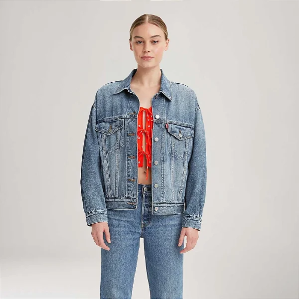 JAQUETA JEANS LEVI'S FEMININA TRUCKER A17430046
