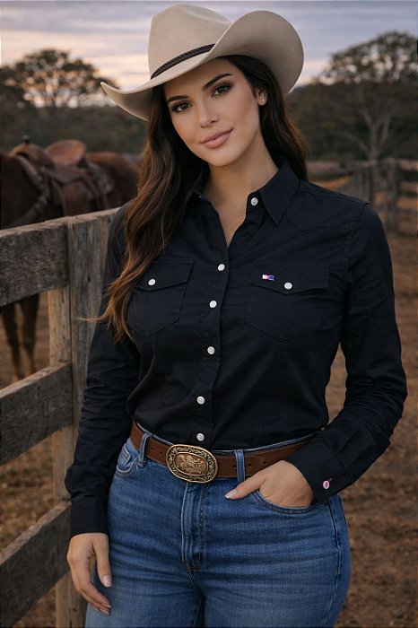 CAMISA RIVERTON FEM ML FAIR CUT 550 103
