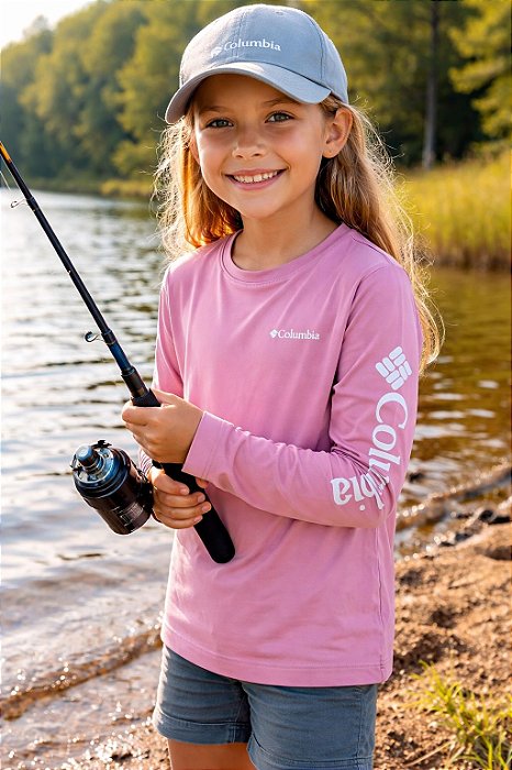 CAMISETA COLUMBIA INFANTIL AURORA M/L FIGO 321109