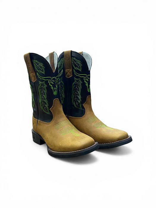 BOTA DHR MOSTARDA/FOSSIL PRETO D03-2107 LGBO