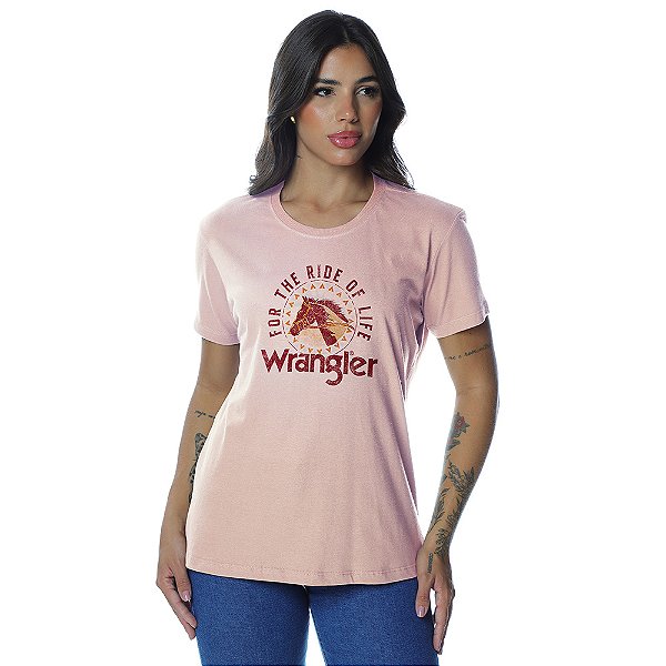 CAMISETA WRANGLER FEM BABY LOOK WF5761RE