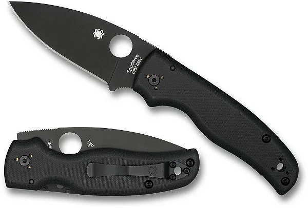 CANIVETE SPYDERCO CPM S30V LÂMINA PRETA