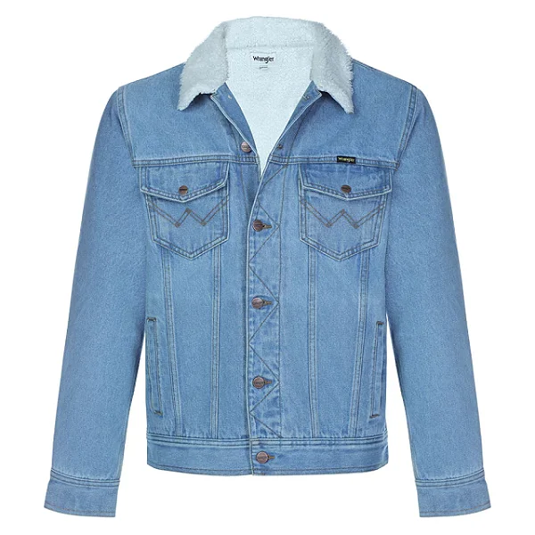 JAQUETA WRANGLER JEANS COM FORRO SHERPA WM9787