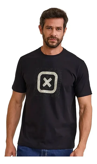 CAMISETA TXC MASC REGULAR ESTAMPADA PRETA 192677