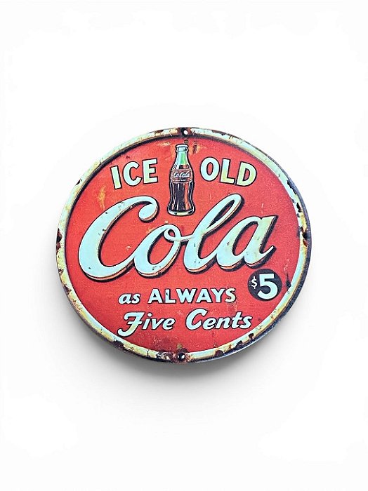 PLACA DECORATIVA ICE OLD COLA