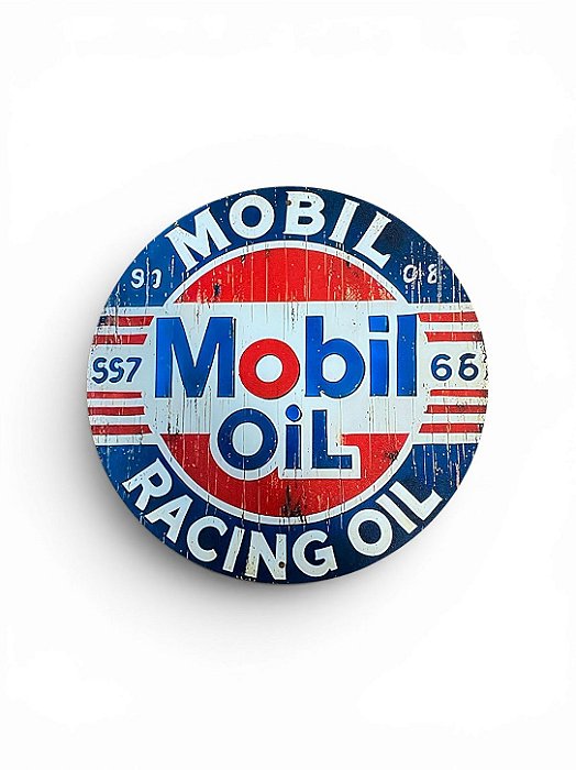 PLACA DECORATIVA MOBIL OIL