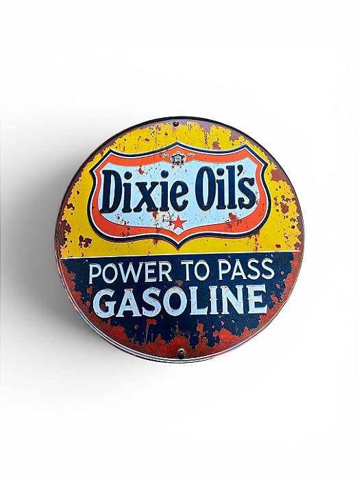 PLACA DECORATIVA DIXIE OIL´S