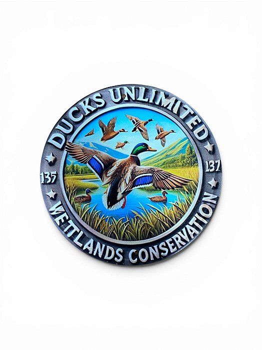PLACA DECORATIVA DUCKS UNLIMITED