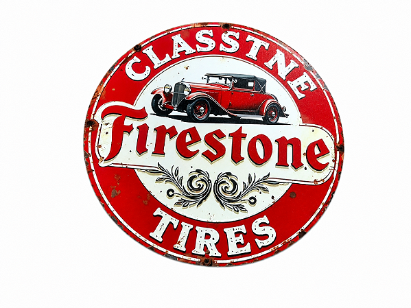 PLACA DECORATIVA FIRESTONE