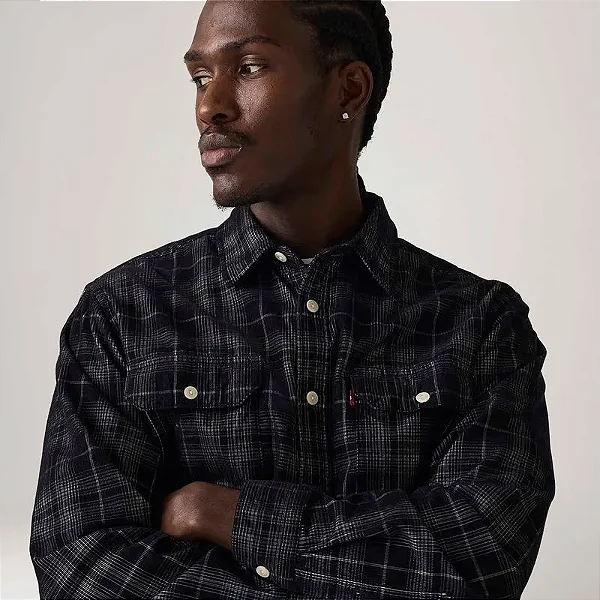CAMISA LEVI'S JACKSON WORKER PRETA 195730280