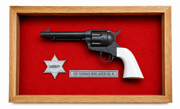 REPLICA COLT PEACEMAKER 4" MODEL. CAVALLARY CAB/BRANCO