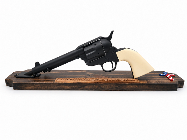 REPLICA COLT PEACEMAKER 4"MODEL. CAVALLARY .45 SUPORTE CAB/AREIA