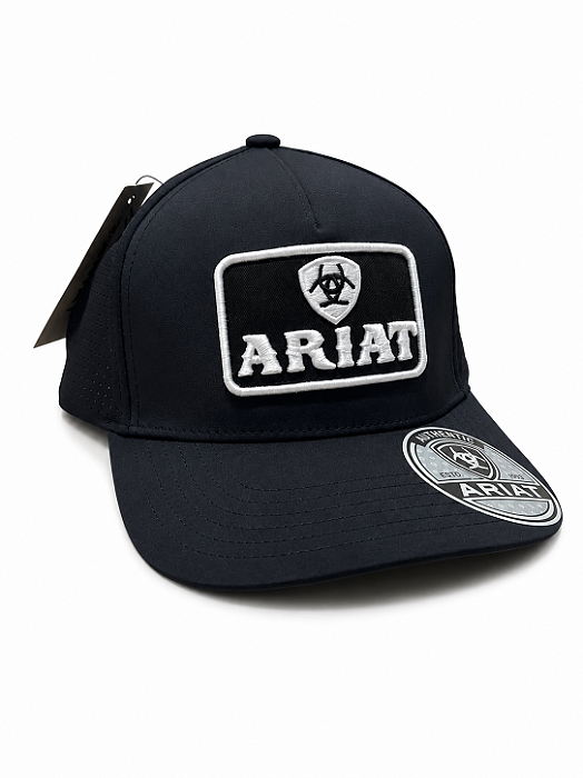 BONE ARIAT PRETO BORDADO A300092601