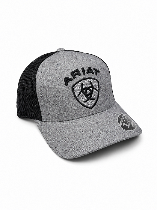 BONE ARIAT CINZA BORDADO A300064606