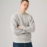 MOLETOM LEVI'S MASC AUTHENTIC CREW NECK SWEATSHIRT CINZA 0083Q0000