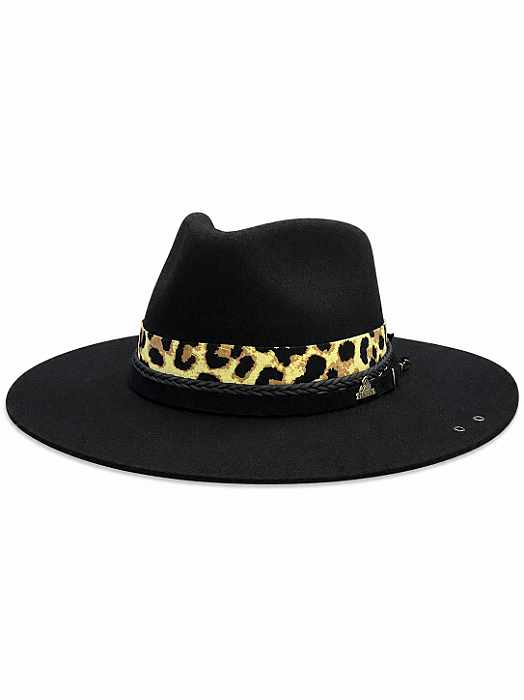 CHAPEU PRALANA 5X WILD ROAD ABA/8.5 PRETO 19045