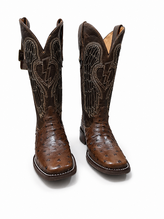 BOTA VIMAR AVESTRUZ FOSSIL TABACO/CASTANHO 13240