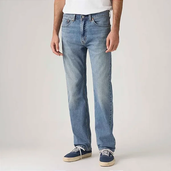 CALÇA LEVI'S MASC 505 REGULAR STRETCH LAVAGEM MEDIA 005053280