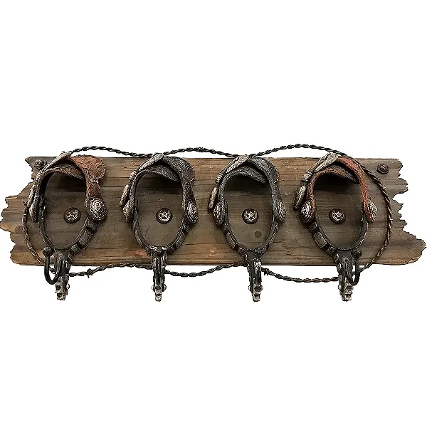 SUPORTE PORTA CASACO RESINA MADEIRA ESPORA 87-9801