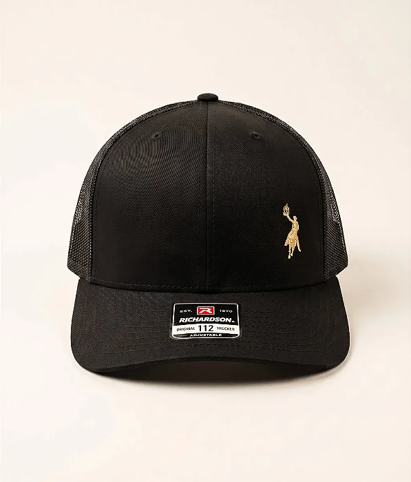 BONE AUSTIN PRETO BORDADO IMPORTADO