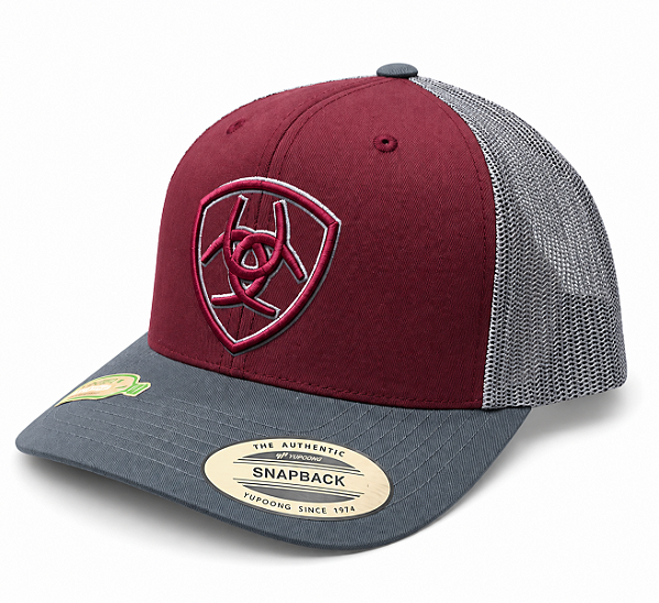 BONE ARIAT BORDO/ CINZA IMPORTADO