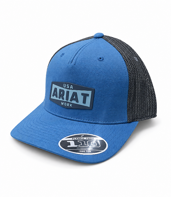 BONE ARIAT WORK USA AZUL ESTAMPADO