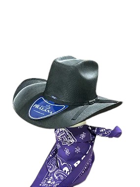 CHAPEU CROSS COTTON ABA 10 PRETO 12635