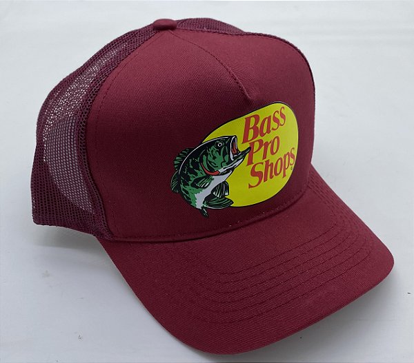 BONE BASS PRO SHOPS BORDO ESTAMPADO