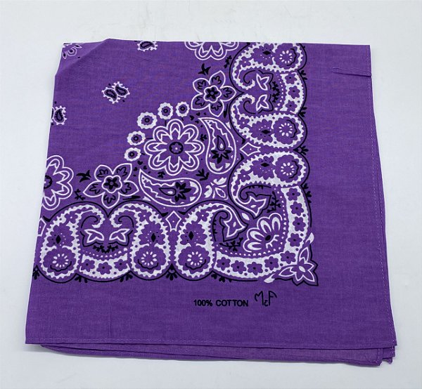 BANDANA LILAS M&F IMPORTADA