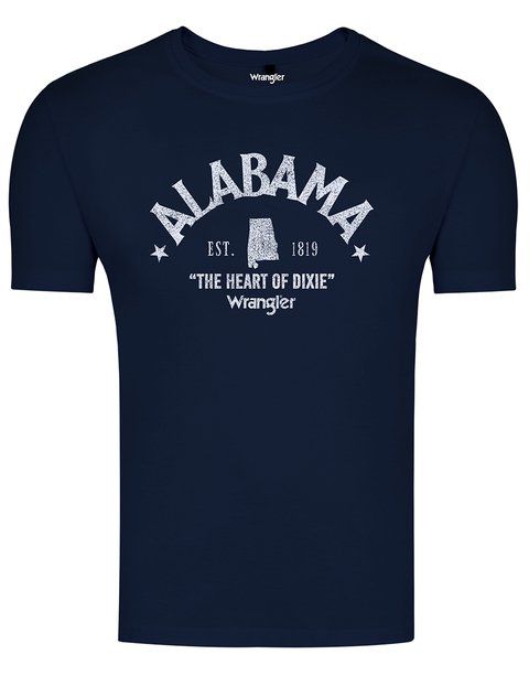 CAMISETA WRANGLER AZUL MAR WM8062MA