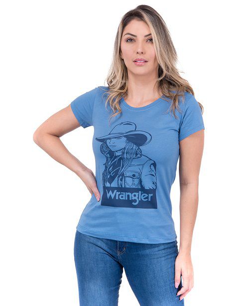 CAMISETA WRANGLER FEM WF8029AZ