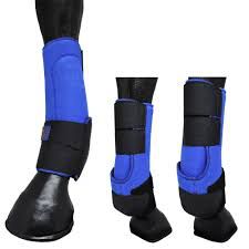 CANELEIRA DE NEOPRENE P/ EQUINOS EQUITECH CT01-EQ AZUL