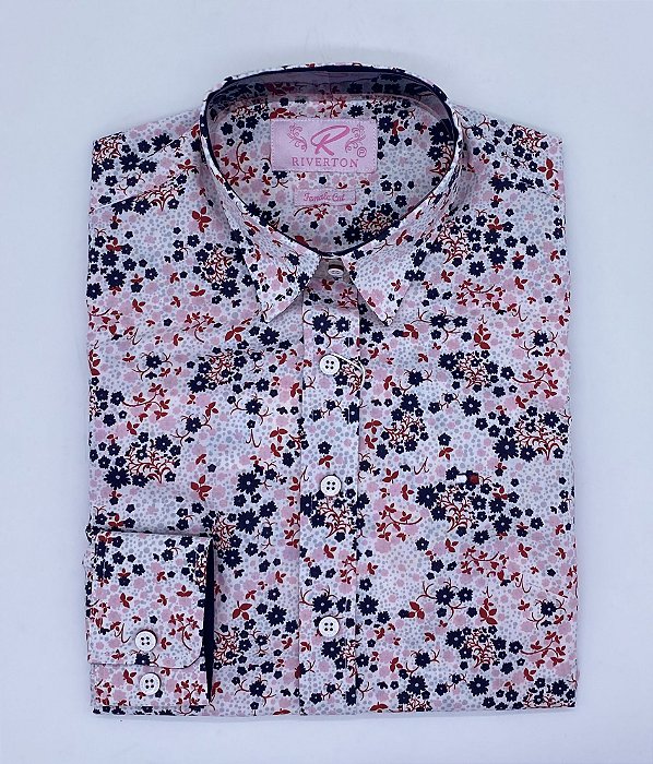 CAMISETE RIVERTON COD 050 COR 427 ROSA FLOR