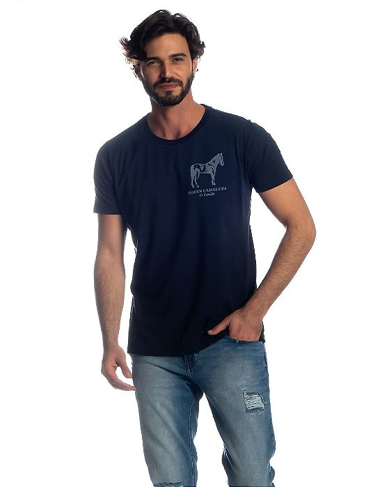 CAMISETA ESTANCIERO AZUL MARINHO 4072A 012