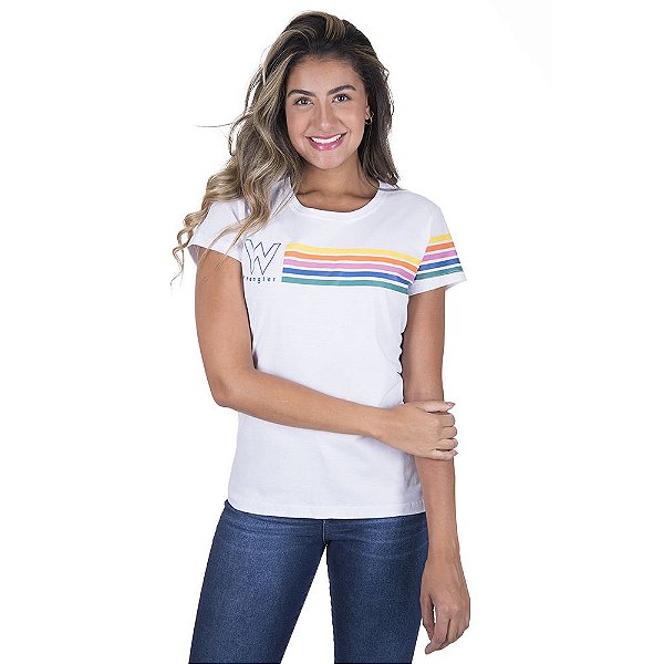 CAMISETA WRANGLER FEM WF8033BR