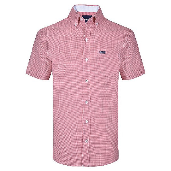 CAMISA WRANGLER XADREZ VERMELHA WM9921UN