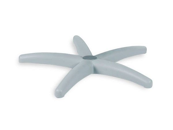 Estrela para Cadeira de Escritório Diretor Presidente modelo Spider em Aço com Capa Cinza CCB061