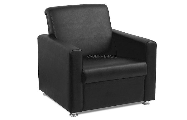 Sofá para Recepção de Escritório 1 Lugar Linha Dunna Cadeira Brasil