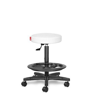 Cadeira Mocho Caixa Alto para Maca Estética, Odontologia, Tatuador, Fisioterapia Cadeira Brasil Plus Fitt CB 1604 PTM