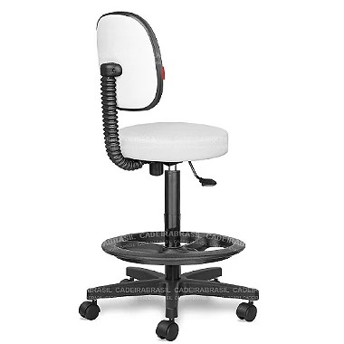Cadeira Mocho para Maca Estética, Fisioterapia, Odontologia Secretária CB 1626 MFS