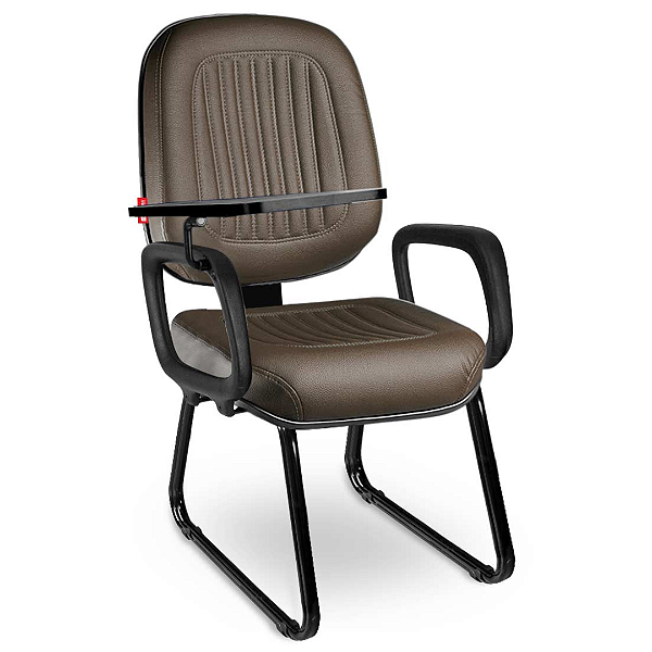Cadeira Escolar Universitária Diretor Milão MLD20 Trapezoidal Prancheta Escamoteável Cadeira Brasil FTS